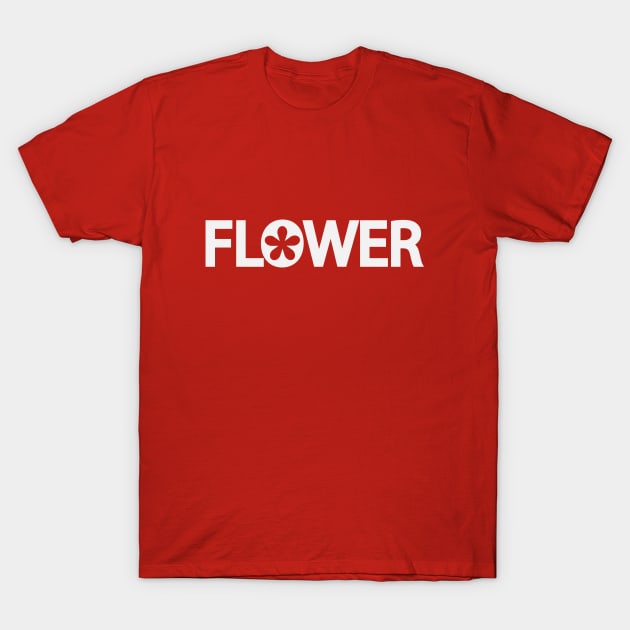 Flower blossoming - Text design T-Shirt by DinaShalash